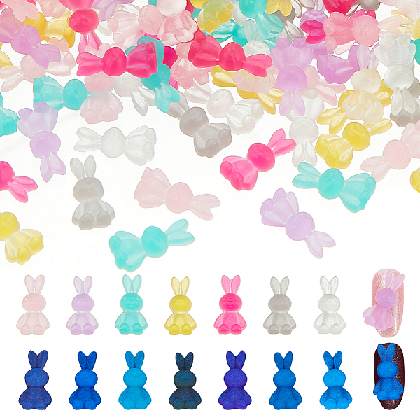 PandaHall Globleland 140Pcs 7 Colors Luminous Transparent Resin Cabochons, Nail Art Decoration Accessories, Rabbit, Mixed Color, 19x10x5mm..., Multicolor
PandaHall Globleland 140Pcs 7 Colors Luminous Transparent Resin Cabochons, Nail Art Decoration Accessories, Rabbit, Mixed Color, 19x10x5mm..., Multicolor