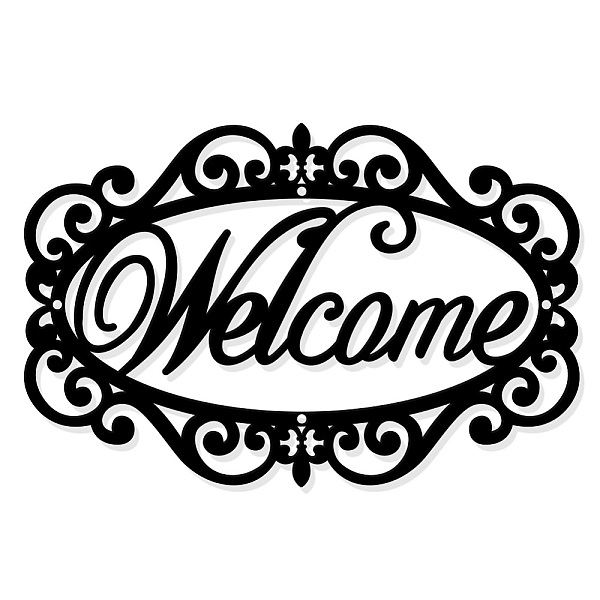 PandaHall Iron Wall Art Decorations, for Front Porch, Living Room, Kitchen, Matte Style, Word Welcome, 196x298x1mm, Hole: 5mm Iron Word
PandaHall Iron Wall Art Decorations, for Front Porch, Living Room, Kitchen, Matte Style, Word Welcome, 196x298x1mm, Hole: 5mm Iron Word