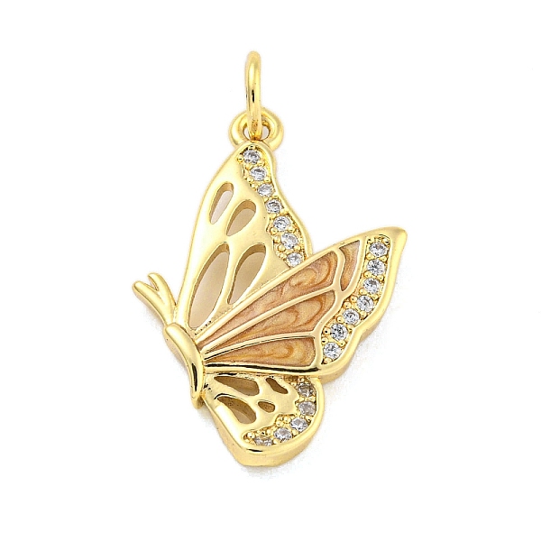 PandaHall Real 18K Gold Plated Brass Micro Pave Cubic Zirconia Pendants, Butterfly, Brown, 25.5x18x3mm, Hole: 3.5mm Brass+Cubic Zirconia...
PandaHall Real 18K Gold Plated Brass Micro Pave Cubic Zirconia Pendants, Butterfly, Brown, 25.5x18x3mm, Hole: 3.5mm Brass+Cubic Zirconia...