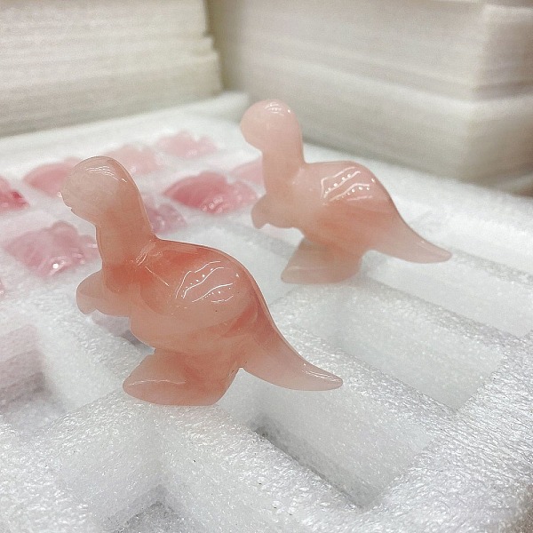 PandaHall Natural Rose Quartz Carved Dinosaur Figurines Statues for Home Office Desktop Decoration, 80x60mm Rose Quartz Dinosaur
PandaHall Natural Rose Quartz Carved Dinosaur Figurines Statues for Home Office Desktop Decoration, 80x60mm Rose Quartz Dinosaur
