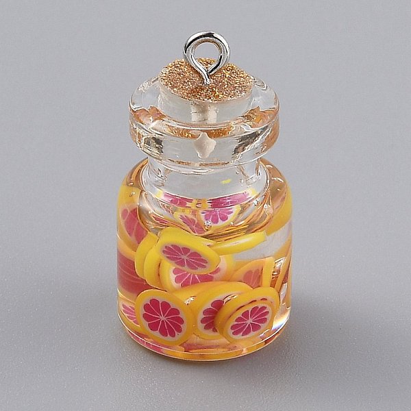 PandaHall Transparent Glass Wishing Bottle Pendant Decorations, with Resin & Plastic Candy inside, Cork Stopper, Colorful, 29x15mm, Hole...
PandaHall Transparent Glass Wishing Bottle Pendant Decorations, with Resin & Plastic Candy inside, Cork Stopper, Colorful, 29x15mm, Hole...
