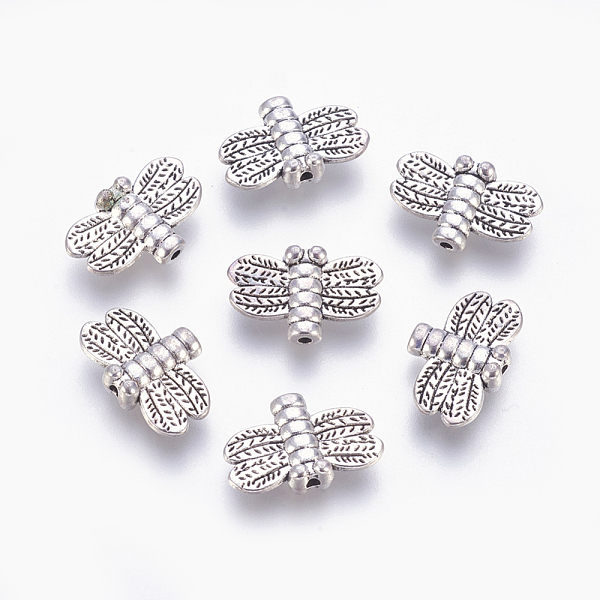 PandaHall Tibetan Style Alloy Dragonfly Beads, Lead Free & Cadmium Free, Antique Silver, 10x15x3mm, Hole: 1mm Alloy Dragonfly
PandaHall Tibetan Style Alloy Dragonfly Beads, Lead Free & Cadmium Free, Antique Silver, 10x15x3mm, Hole: 1mm Alloy Dragonfly