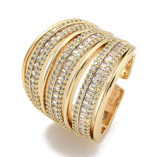 PandaHall Brass Micro Pave Cubic Zirconia Cuff Rings, Wide Band Open Ring for Women, Long-Lasting Plated, Golden, Adjustable Brass+Cubic...
PandaHall Brass Micro Pave Cubic Zirconia Cuff Rings, Wide Band Open Ring for Women, Long-Lasting Plated, Golden, Adjustable Brass+Cubic...