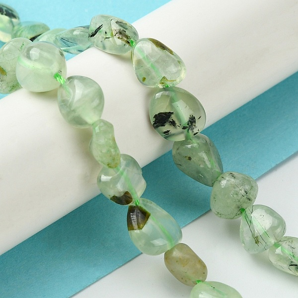 PandaHall Natural Prehnite Beads Strands, Nuggets Shape, Tumbled Stone, 6x8mm, Hole: 1mm, about 59pcs/strand, 15.55''(39.5cm) Prehnite...
PandaHall Natural Prehnite Beads Strands, Nuggets Shape, Tumbled Stone, 6x8mm, Hole: 1mm, about 59pcs/strand, 15.55''(39.5cm) Prehnite...