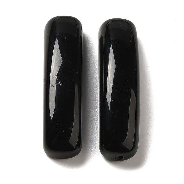 PandaHall Natural Obsidian Connector Charms, Curved Rectangle Links, 36.5~37x10~10.5x7~8mm, Hole: 1.5mm & 2.4mm Obsidian Rectangle
PandaHall Natural Obsidian Connector Charms, Curved Rectangle Links, 36.5~37x10~10.5x7~8mm, Hole: 1.5mm & 2.4mm Obsidian Rectangle