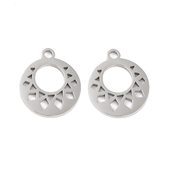 PandaHall 316 Surgical Stainless Steel Charms, Laser Cut, Flat Round Charm, Stainless Steel Color, Sun, 14.5x12.5x1mm, Hole: 1.5mm 316...
PandaHall 316 Surgical Stainless Steel Charms, Laser Cut, Flat Round Charm, Stainless Steel Color, Sun, 14.5x12.5x1mm, Hole: 1.5mm 316...