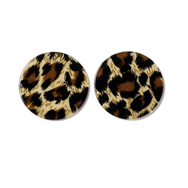 PandaHall Transparent Acrylic Pendants, Flat Round with Leopard Print Pattern, Light Khaki, 44.5x2mm, Hole: 1.8mm Acrylic Flat Round
PandaHall Transparent Acrylic Pendants, Flat Round with Leopard Print Pattern, Light Khaki, 44.5x2mm, Hole: 1.8mm Acrylic Flat Round
