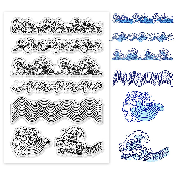 PandaHall Custom PVC Plastic Clear Stamps, for DIY Scrapbooking, Photo Album Decorative, Cards Making, Sea Wave, 160x110mm Plastic Others
PandaHall Custom PVC Plastic Clear Stamps, for DIY Scrapbooking, Photo Album Decorative, Cards Making, Sea Wave, 160x110mm Plastic Others