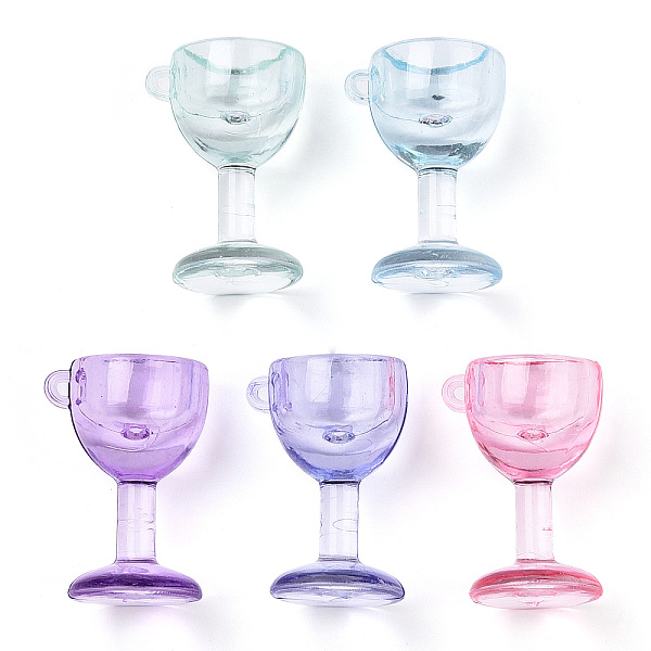 PandaHall Transparent Acrylic Pendants, Goblet, Mixed Color, 41x28x24mm, Hole: 2mm, about 67pcs/500g Acrylic Tableware Multicolor
PandaHall Transparent Acrylic Pendants, Goblet, Mixed Color, 41x28x24mm, Hole: 2mm, about 67pcs/500g Acrylic Tableware Multicolor