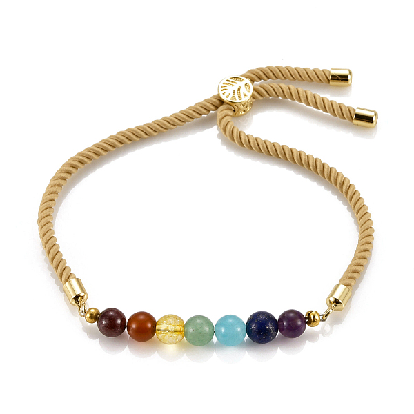 PandaHall Chakra Jewelry, Adjustable Nylon Cord Slider Bracelets, Bolo Bracelets, with Natural & Synthetic Gemstone Beads and Brass Findings...
PandaHall Chakra Jewelry, Adjustable Nylon Cord Slider Bracelets, Bolo Bracelets, with Natural & Synthetic Gemstone Beads and Brass Findings...