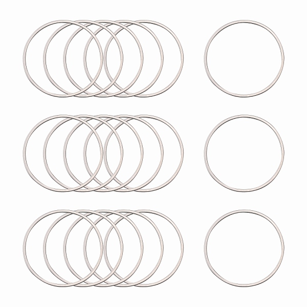 PandaHall 304 Stainless Steel Linking Ring, Stainless Steel Color, 35x1mm, Inner Diameter: 32.5mm 304 Stainless Steel Ring
PandaHall 304 Stainless Steel Linking Ring, Stainless Steel Color, 35x1mm, Inner Diameter: 32.5mm 304 Stainless Steel Ring