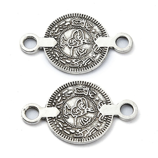 PandaHall Tibetan Style Alloy Connector Charms, Lead Free & Cadmium Free, Flat Round with Flower Links, Antique Silver, 13.5x23x1mm, Hole...
PandaHall Tibetan Style Alloy Connector Charms, Lead Free & Cadmium Free, Flat Round with Flower Links, Antique Silver, 13.5x23x1mm, Hole...