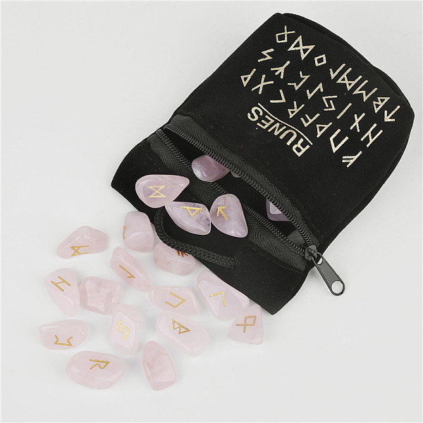 PandaHall Natural Rose Quartz Rune Stones, Tumbled Stone, Healing Stones for Chakras Balancing, Crystal Therapy, Meditation, Reiki...
PandaHall Natural Rose Quartz Rune Stones, Tumbled Stone, Healing Stones for Chakras Balancing, Crystal Therapy, Meditation, Reiki...