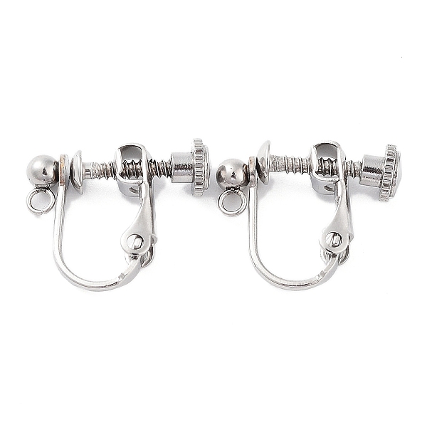 PandaHall 316 Stainless Steel Clip-on Earring Findings, Stainless Steel Color, 16x13x5mm, Hole: 1.5mm 316 Surgical Stainless Steel
PandaHall 316 Stainless Steel Clip-on Earring Findings, Stainless Steel Color, 16x13x5mm, Hole: 1.5mm 316 Surgical Stainless Steel