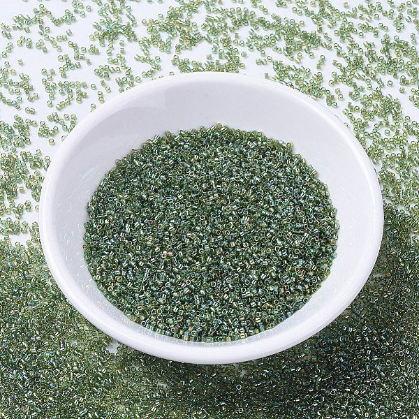 PandaHall MIYUKI Delica Beads, Cylinder, Japanese Seed Beads, 11/0, (DB1247) Transparent Olive AB, 1.3x1.6mm, Hole: 0.8mm, about..., Green
PandaHall MIYUKI Delica Beads, Cylinder, Japanese Seed Beads, 11/0, (DB1247) Transparent Olive AB, 1.3x1.6mm, Hole: 0.8mm, about..., Green