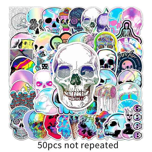 PandaHall Skull PVC Plastic Sticker Labels, Self-adhesion, for Suitcase, Skateboard, Refrigerator, Helmet, Mobile Phone Shell, Mixed Color..., Multicolor
PandaHall Skull PVC Plastic Sticker Labels, Self-adhesion, for Suitcase, Skateboard, Refrigerator, Helmet, Mobile Phone Shell, Mixed Color..., Multicolor