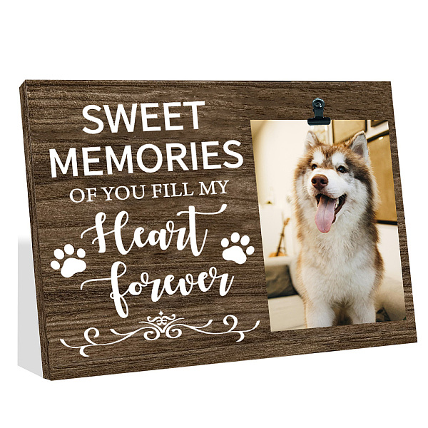 PandaHall FINGERINSPIRE Sweet Memories of You Fill My Heart Forever Picture Frame 7.87x9.84inch Memorial Gift Photo Frame with Clip Dog...
PandaHall FINGERINSPIRE Sweet Memories of You Fill My Heart Forever Picture Frame 7.87x9.84inch Memorial Gift Photo Frame with Clip Dog...
