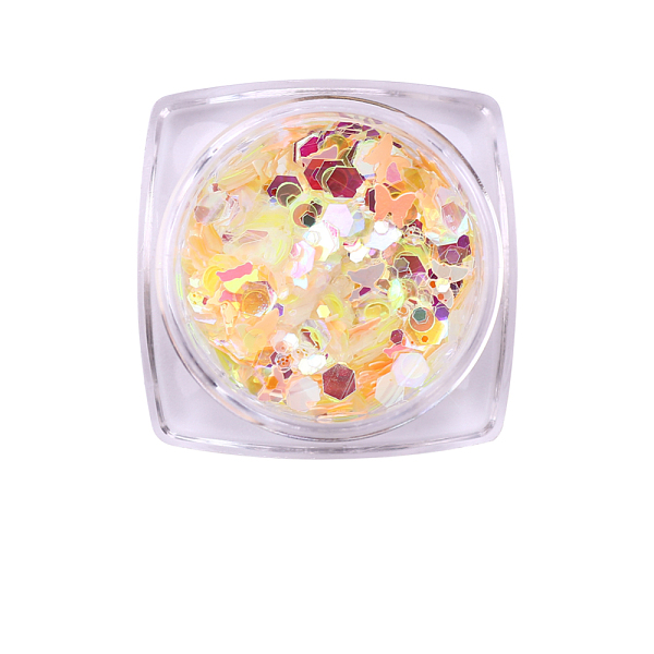 PandaHall Shining Nail Art Decoration Accessories, with Glitter Powder and Sequins, DIY Sparkly Paillette Tips Nail, Mixed Shapes, Lemon...
PandaHall Shining Nail Art Decoration Accessories, with Glitter Powder and Sequins, DIY Sparkly Paillette Tips Nail, Mixed Shapes, Lemon...