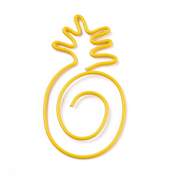 PandaHall Pineapple Shape Iron & Plastic Paperclips, Cute Paper Clips, Funny Bookmark Marking Clips, Gold, 42x22.6x1.6mm Plastic Gold
PandaHall Pineapple Shape Iron & Plastic Paperclips, Cute Paper Clips, Funny Bookmark Marking Clips, Gold, 42x22.6x1.6mm Plastic Gold