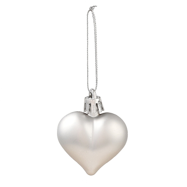 PandaHall Valentine's Day Electroplate Plastic Heart Pendants Decorations, Nylon Rope Christmas Tree Hanging Ornaments, Silver, 150mm...
PandaHall Valentine's Day Electroplate Plastic Heart Pendants Decorations, Nylon Rope Christmas Tree Hanging Ornaments, Silver, 150mm...