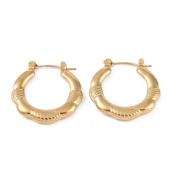 PandaHall 304 Stainless Steel Hoop Earrings, Jewely for Women, Golden, Flower, 24.5x3mm 304 Stainless Steel Flower
PandaHall 304 Stainless Steel Hoop Earrings, Jewely for Women, Golden, Flower, 24.5x3mm 304 Stainless Steel Flower