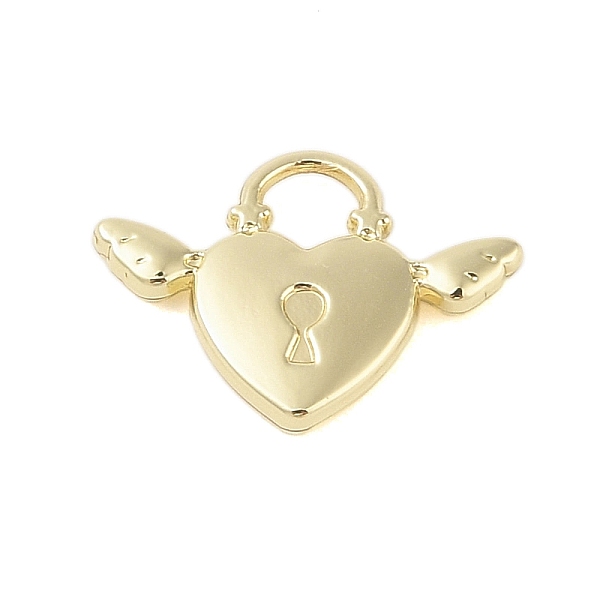 PandaHall Rack Plating Alloy Pendants, Heart with Lock, Golden, 14.5x19.5x3mm, Hole: 4mm Alloy Heart
PandaHall Rack Plating Alloy Pendants, Heart with Lock, Golden, 14.5x19.5x3mm, Hole: 4mm Alloy Heart