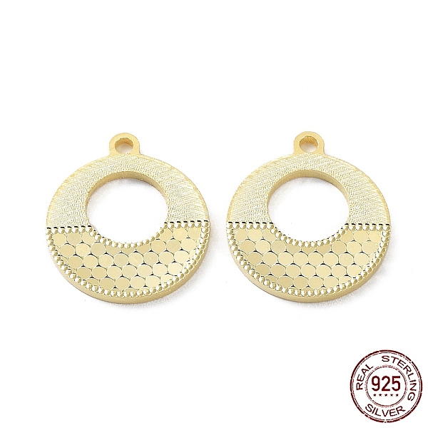 PandaHall 925 Sterling Silver Pendants, Flat Round with Polka Dot Charm, Textured, Real 18K Gold Plated, 16x14x1.2mm, Hole: 1.5mm Sterling...
PandaHall 925 Sterling Silver Pendants, Flat Round with Polka Dot Charm, Textured, Real 18K Gold Plated, 16x14x1.2mm, Hole: 1.5mm Sterling...