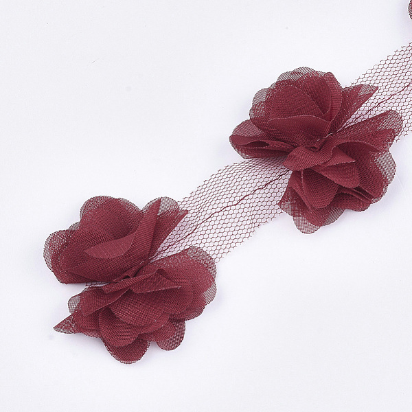 PandaHall Organza Flower Ribbon, Costume Accessories, For Party Wedding Decoration and Earring Making, Dark Red, 50~60mm, about...
PandaHall Organza Flower Ribbon, Costume Accessories, For Party Wedding Decoration and Earring Making, Dark Red, 50~60mm, about...