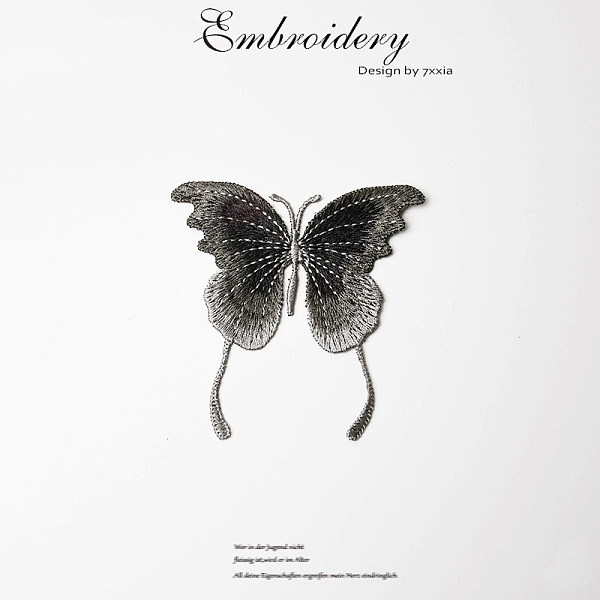 PandaHall Computerized Embroidery Cloth Iron On/Sew On Patches, Costume Accessories, Butterfly, Black, 71x76mm Polyester Butterfly Black
PandaHall Computerized Embroidery Cloth Iron On/Sew On Patches, Costume Accessories, Butterfly, Black, 71x76mm Polyester Butterfly Black