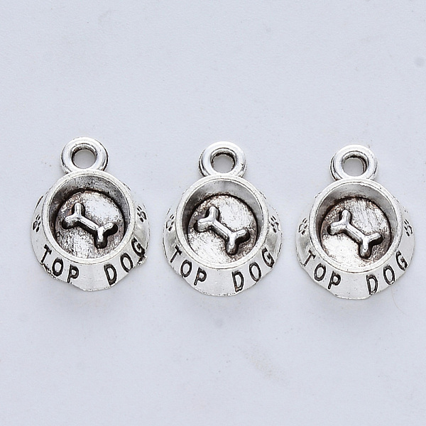 PandaHall Tibetan Style Alloy Pendants, Cadmium Free & Lead Free, Dog Bowl, Antique Silver, 15x10.5x3mm, Hole: 1.6mm Alloy Others
PandaHall Tibetan Style Alloy Pendants, Cadmium Free & Lead Free, Dog Bowl, Antique Silver, 15x10.5x3mm, Hole: 1.6mm Alloy Others