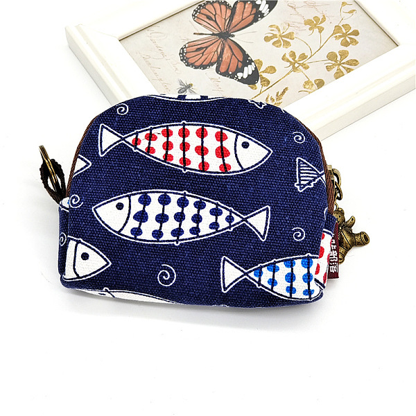 PandaHall Canvas Clutch Bags, Change Purse with Zipper, for Women, Shell Shape, Fish, 10x9cm Cloth Fish
PandaHall Canvas Clutch Bags, Change Purse with Zipper, for Women, Shell Shape, Fish, 10x9cm Cloth Fish