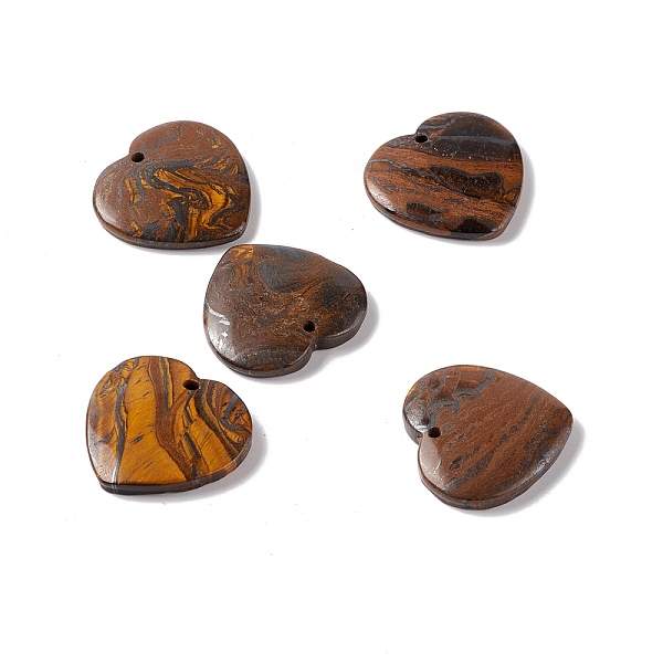 PandaHall Natural Tiger Iron Pendants, Heart, 28.5~30x29~31x5~5.5mm, Hole: 2~2.5mm Tiger Iron Heart
PandaHall Natural Tiger Iron Pendants, Heart, 28.5~30x29~31x5~5.5mm, Hole: 2~2.5mm Tiger Iron Heart