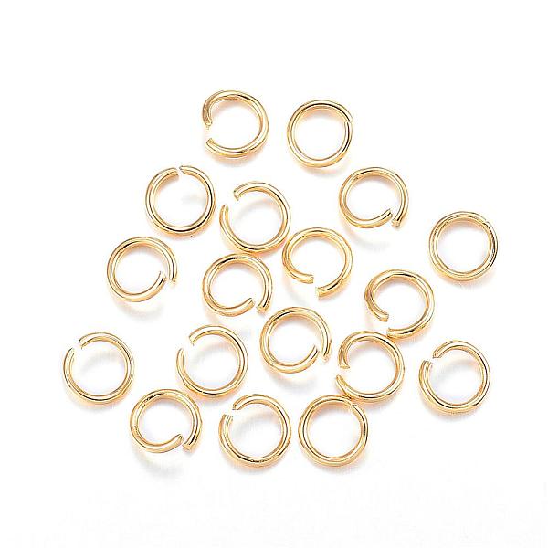 PandaHall 304 Stainless Steel Jump Rings, Open Jump Rings, Real 24k Gold Plated, 18 Gauge, 7x1mm 304 Stainless Steel
PandaHall 304 Stainless Steel Jump Rings, Open Jump Rings, Real 24k Gold Plated, 18 Gauge, 7x1mm 304 Stainless Steel