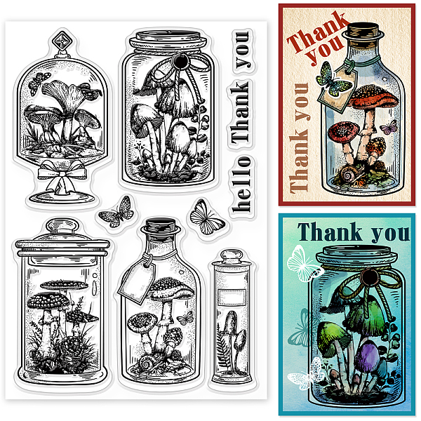 PandaHall PVC Plastic Stamps, for DIY Scrapbooking, Photo Album Decorative, Cards Making, Stamp Sheets, Mushroom Pattern, 160x110x3mm...
PandaHall PVC Plastic Stamps, for DIY Scrapbooking, Photo Album Decorative, Cards Making, Stamp Sheets, Mushroom Pattern, 160x110x3mm...