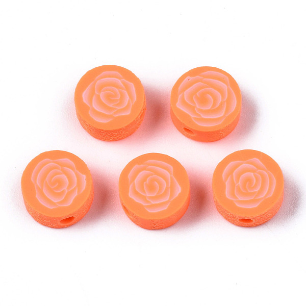 PandaHall Handmade Polymer Clay Beads, for DIY Jewelry Crafts Supplies, Flat Round with Flower, Coral, 9.5x3.5~5mm, Hole: 1.8mm Polymer Clay..., Red
PandaHall Handmade Polymer Clay Beads, for DIY Jewelry Crafts Supplies, Flat Round with Flower, Coral, 9.5x3.5~5mm, Hole: 1.8mm Polymer Clay..., Red