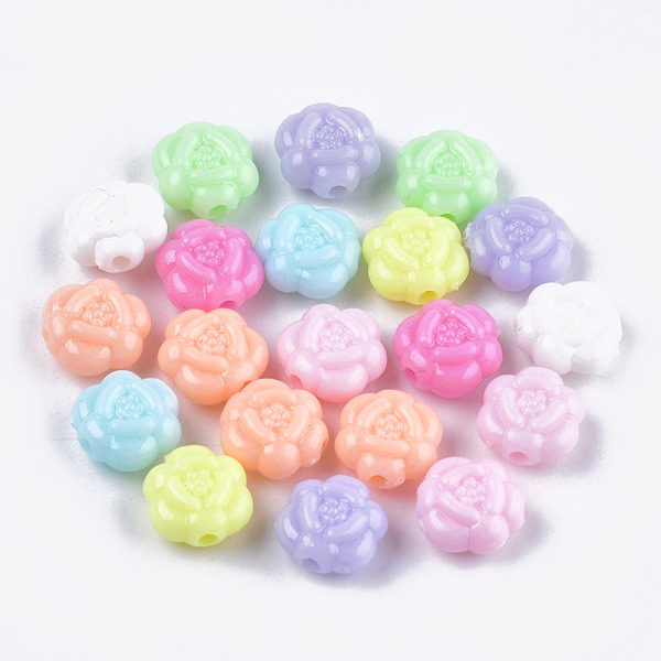 PandaHall Opaque Acrylic Beads, Flower, Mixed Color, 10.5x10x5.5mm, Hole: 2mm, about 1515~1620pcs/500g Acrylic Flower Multicolor
PandaHall Opaque Acrylic Beads, Flower, Mixed Color, 10.5x10x5.5mm, Hole: 2mm, about 1515~1620pcs/500g Acrylic Flower Multicolor