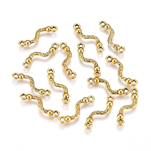 PandaHall Tibetan Style Bar Links/Connectors, Cadmium Free & Nickel Free & Lead Free, Antique Golden, 22.5x6x3mm, Hole: 1.5mm Alloy Others
PandaHall Tibetan Style Bar Links/Connectors, Cadmium Free & Nickel Free & Lead Free, Antique Golden, 22.5x6x3mm, Hole: 1.5mm Alloy Others