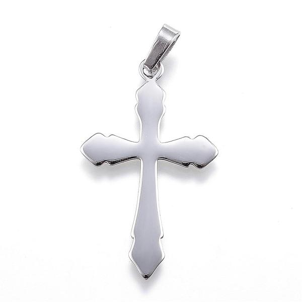 PandaHall 304 Stainless Steel Pendants with 201 Stainless Steel Clasp, Cross, Stainless Steel Color, 36.5x22x1mm, Hole: 4x8mm 304 Stainless...
PandaHall 304 Stainless Steel Pendants with 201 Stainless Steel Clasp, Cross, Stainless Steel Color, 36.5x22x1mm, Hole: 4x8mm 304 Stainless...