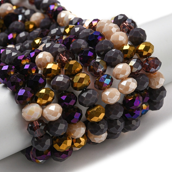 PandaHall Glass Beads Strands, Faceted, Rondelle, Purple, 8x6mm, Hole: 1mm, about 65~68pcs/strand, 15.7~16.1 inch(40~41cm) Glass Rondelle...
PandaHall Glass Beads Strands, Faceted, Rondelle, Purple, 8x6mm, Hole: 1mm, about 65~68pcs/strand, 15.7~16.1 inch(40~41cm) Glass Rondelle...