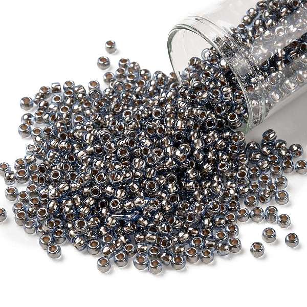 PandaHall TOHO Round Seed Beads, Japanese Seed Beads, (992) Gilt Lined Light Montana Blue, 8/0, 3mm, Hole: 1mm, about 1110pcs/50g Glass Blue
PandaHall TOHO Round Seed Beads, Japanese Seed Beads, (992) Gilt Lined Light Montana Blue, 8/0, 3mm, Hole: 1mm, about 1110pcs/50g Glass Blue