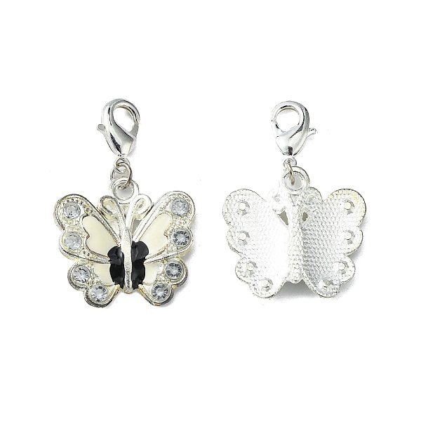 PandaHall Silver Plated Alloy Enamel Rhinestone Pendants, with Brass Finding, Butterfly, White, 33mm Alloy Rhinestone+Enamel Butterfly White
PandaHall Silver Plated Alloy Enamel Rhinestone Pendants, with Brass Finding, Butterfly, White, 33mm Alloy Rhinestone+Enamel Butterfly White