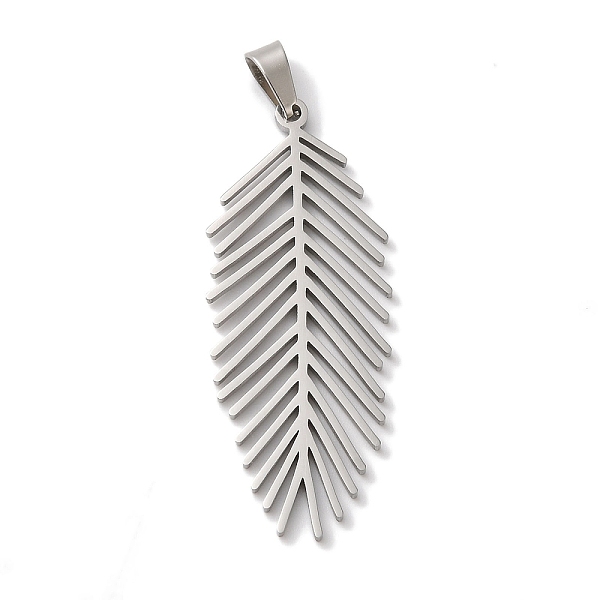 PandaHall 304 Stainless Steel Pendants, Laser Cut, Leaf Charm, Stainless Steel Color, 39x15x1mm, Hole: 6x3mm 304 Stainless Steel Leaf
PandaHall 304 Stainless Steel Pendants, Laser Cut, Leaf Charm, Stainless Steel Color, 39x15x1mm, Hole: 6x3mm 304 Stainless Steel Leaf