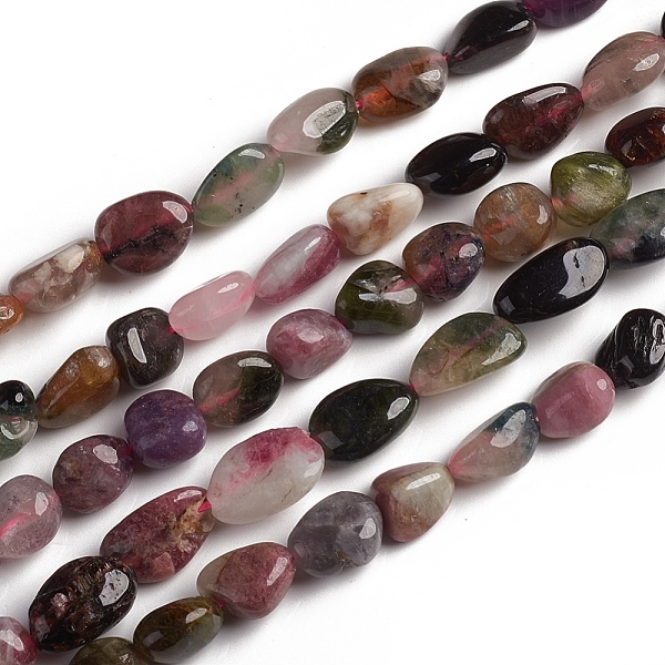 PandaHall Natural Tourmaline Beads Strands, Tumbled Stone, Nuggets, 10~15x7.5~11.5x7.5~12.5mm, Hole: 1mm, about 36pcs/Strand, 15.67 inch...
PandaHall Natural Tourmaline Beads Strands, Tumbled Stone, Nuggets, 10~15x7.5~11.5x7.5~12.5mm, Hole: 1mm, about 36pcs/Strand, 15.67 inch...