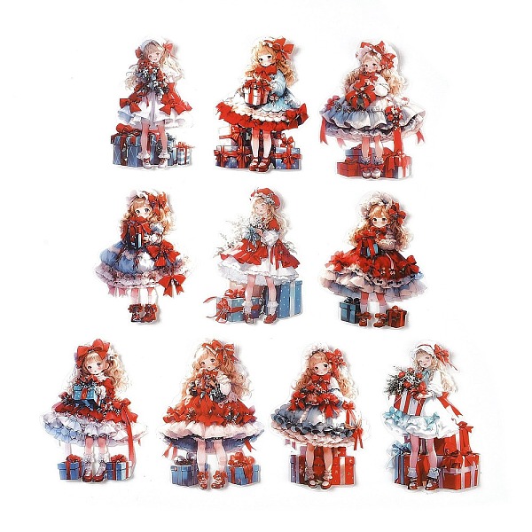 PandaHall 10Pcs Girl Diary Waterproof PET Stickers Set, Decorative Stickers, for Water Bottles, Laptop, Luggage, Cup, Computer, Mobile Phone..., Red
PandaHall 10Pcs Girl Diary Waterproof PET Stickers Set, Decorative Stickers, for Water Bottles, Laptop, Luggage, Cup, Computer, Mobile Phone..., Red