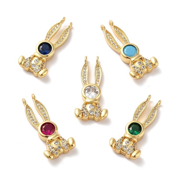 PandaHall Rack Plating Brass Micro Pave Cubic Zirconia Pendants, Cadmium Free & Lead Free, Real 18K Gold Plated, Rabbit, Mixed Color..., Multicolor
PandaHall Rack Plating Brass Micro Pave Cubic Zirconia Pendants, Cadmium Free & Lead Free, Real 18K Gold Plated, Rabbit, Mixed Color..., Multicolor