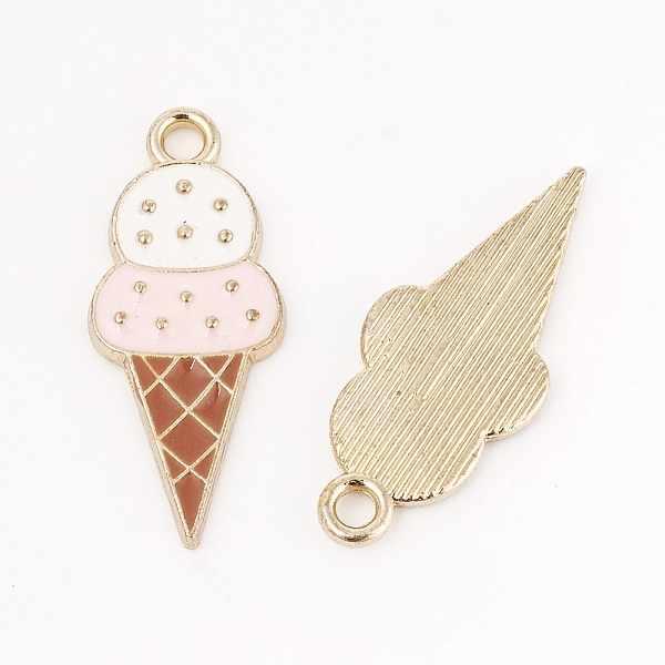 PandaHall Alloy Enamel Pendants, Ice Cream, Camel, Light Gold, 23.5x10x2mm, Hole: 1.5mm Alloy+Enamel Food Brown
PandaHall Alloy Enamel Pendants, Ice Cream, Camel, Light Gold, 23.5x10x2mm, Hole: 1.5mm Alloy+Enamel Food Brown