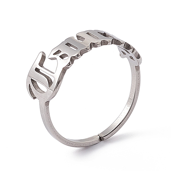 PandaHall 304 Stainless Steel Constellation Open Cuff Ring for Women, Taurus, Inner Diameter: 18mm 304 Stainless Steel Taurus
PandaHall 304 Stainless Steel Constellation Open Cuff Ring for Women, Taurus, Inner Diameter: 18mm 304 Stainless Steel Taurus