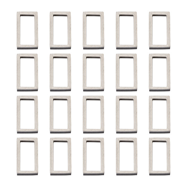 PandaHall 304 Stainless Steel Linking Rings, Rectangle, Stainless Steel Color, 20x11x2mm 304 Stainless Steel Rectangle
PandaHall 304 Stainless Steel Linking Rings, Rectangle, Stainless Steel Color, 20x11x2mm 304 Stainless Steel Rectangle