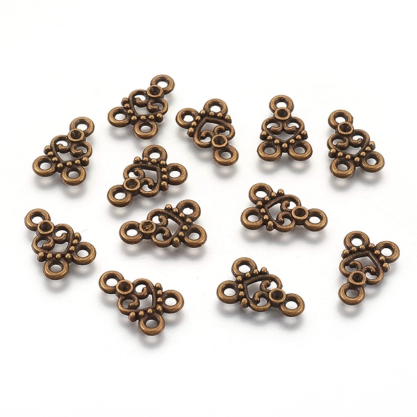 PandaHall Alloy Chandelier Component Links, 3 Loop Connectors, Lead Free and Cadmium Free, Valentine Ornaments, Heart, Antique Bronze Color...
PandaHall Alloy Chandelier Component Links, 3 Loop Connectors, Lead Free and Cadmium Free, Valentine Ornaments, Heart, Antique Bronze Color...