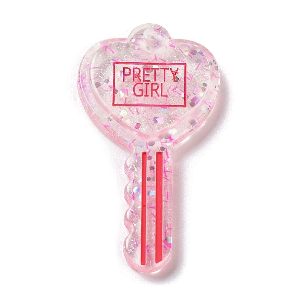 PandaHall Acylic Pendant with Glitter Powder, Key with Heart, FireBrick, 57.5x29.5x6mm, Hole: 2.3mm Acrylic Key Red
PandaHall Acylic Pendant with Glitter Powder, Key with Heart, FireBrick, 57.5x29.5x6mm, Hole: 2.3mm Acrylic Key Red